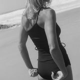 Sunroom Tank Top - Black Rib
