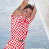 Low Rider Rashguard - Chilli Checkers