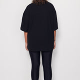 Hemp Loose Fit Tee - Black