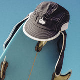 El Dingo Legionnaire Surf Cap - Black+White